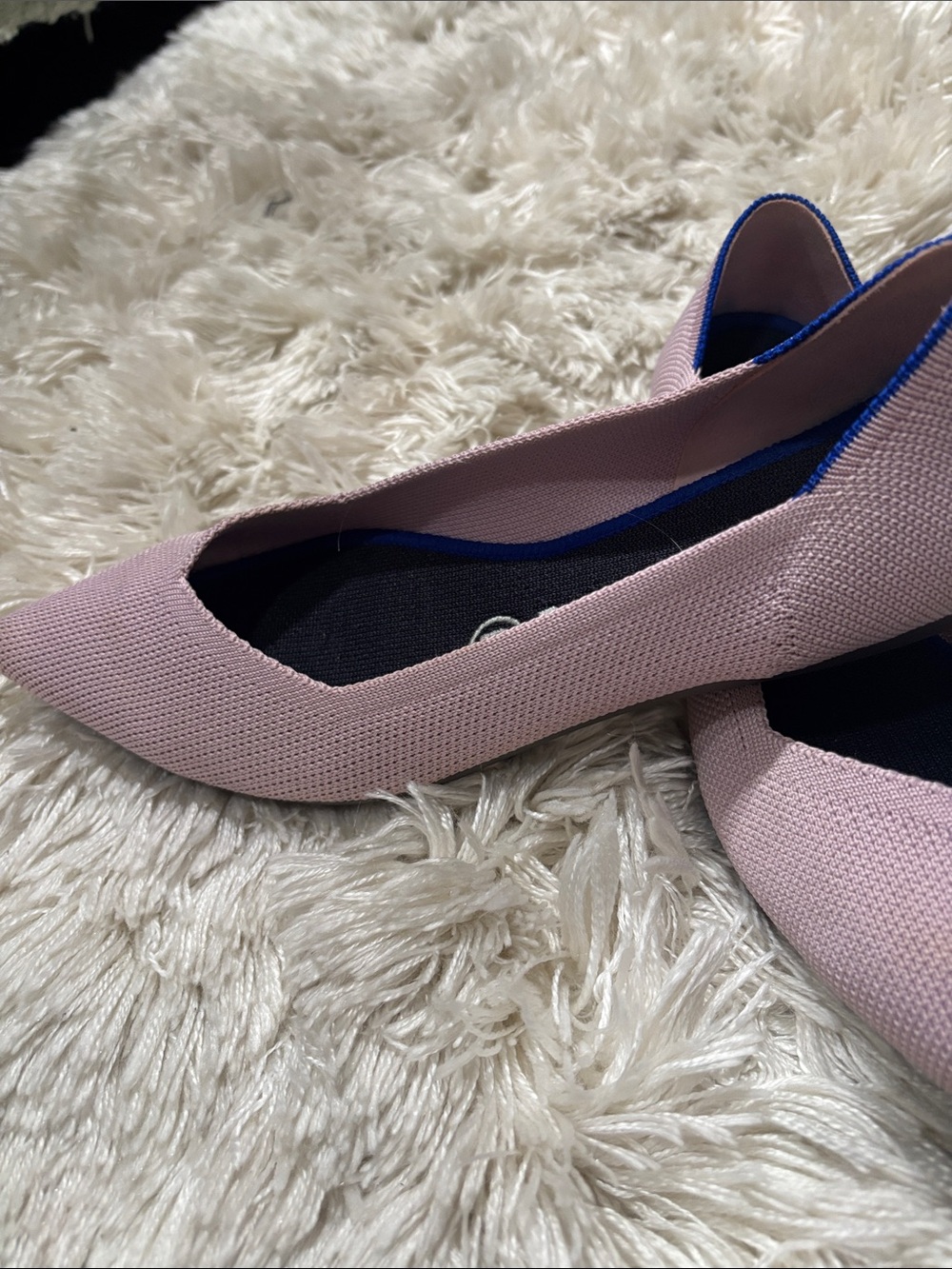 Rothy's Pink Pointed-Toe Knit Flats - Picture 5 of 5